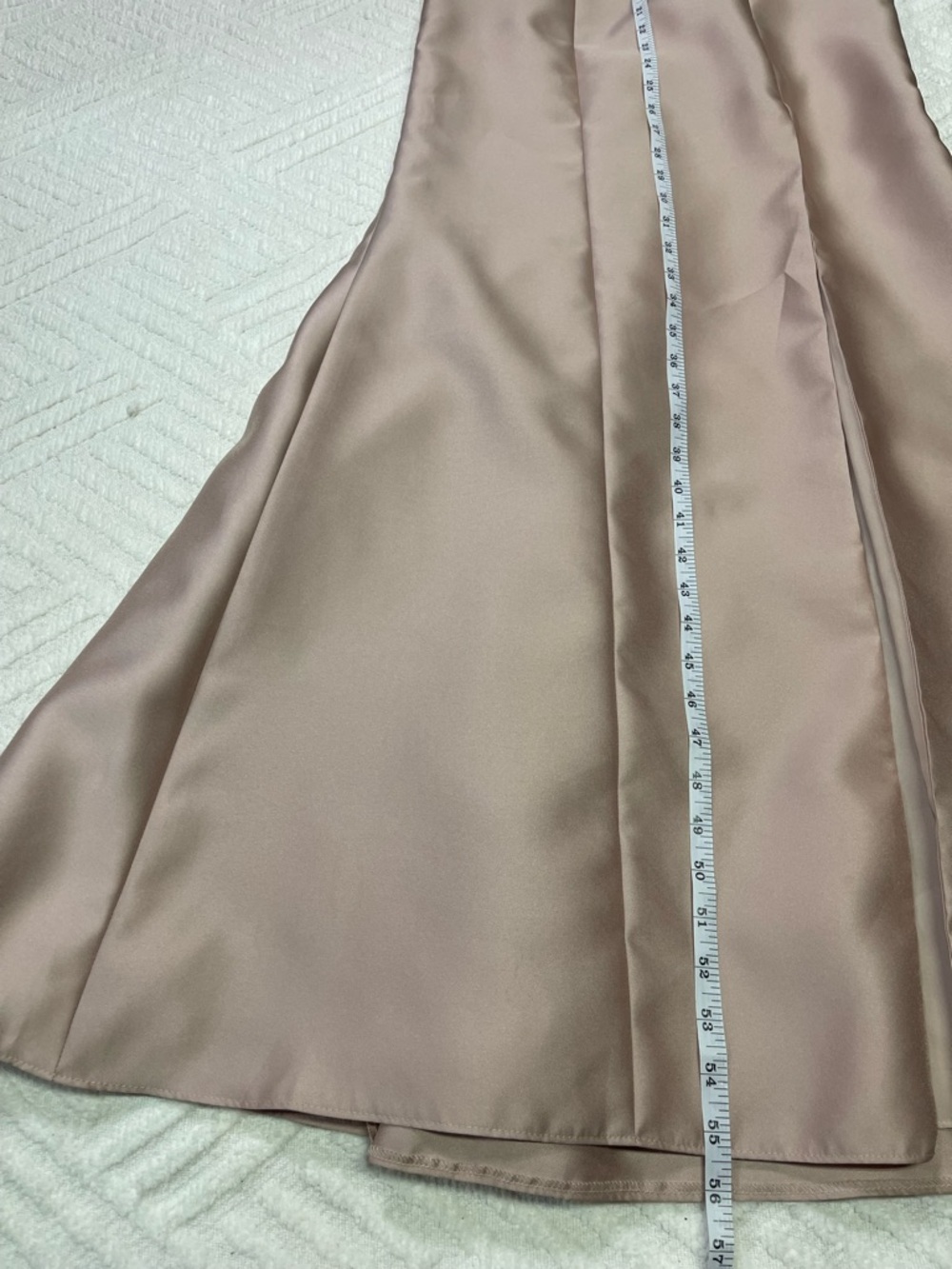 ALFRED SUNG Off-Shoulder Prom Dress in Tan - Size 0 - Picture 15 of 16